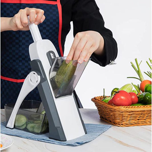 Upgrade Your Kitchen with our 4-in-1 Adjustable Vegetable Cutter Chopper - Multi-functional Drum Cutter, Vertical Shredder, and Grater Artifact
